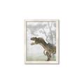 Picture of Forest Dino II _GroupedProduct_Rectangle_Portrait_Framed_Matted_