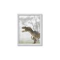 Picture of Forest Dino II _GroupedProduct_Rectangle_Portrait_Framed_Matted_