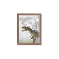 Picture of Forest Dino II _GroupedProduct_Rectangle_Portrait_Framed_Matted_