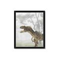 Picture of Forest Dino II _GroupedProduct_Rectangle_Portrait_Framed_Matted_