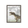 Picture of Forest Dino II _GroupedProduct_Rectangle_Portrait_Framed_Matted_