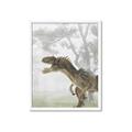 Picture of Forest Dino II _GroupedProduct_Rectangle_Portrait_Framed_Matted_