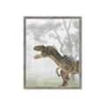 Picture of Forest Dino II _GroupedProduct_Rectangle_Portrait_Framed_Matted_