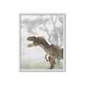 Picture of Forest Dino II _GroupedProduct_Rectangle_Portrait_Framed_Matted_