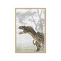 Picture of Forest Dino II _GroupedProduct_Rectangle_Portrait_Framed_Matted_
