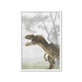 Picture of Forest Dino II _GroupedProduct_Rectangle_Portrait_Framed_Matted_