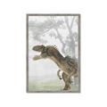 Picture of Forest Dino II _GroupedProduct_Rectangle_Portrait_Framed_Matted_