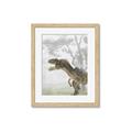 Picture of Forest Dino II _GroupedProduct_Rectangle_Portrait_Framed_Matted_