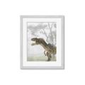 Picture of Forest Dino II _GroupedProduct_Rectangle_Portrait_Framed_Matted_