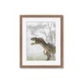 Picture of Forest Dino II _GroupedProduct_Rectangle_Portrait_Framed_Matted_