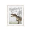 Picture of Forest Dino II _GroupedProduct_Rectangle_Portrait_Framed_Matted_