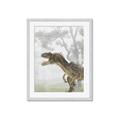 Picture of Forest Dino II _GroupedProduct_Rectangle_Portrait_Framed_Matted_