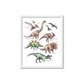Picture of World of Dinos  _GroupedProduct_Rectangle_Portrait_Framed_Matted_