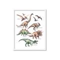 Picture of World of Dinos  _GroupedProduct_Rectangle_Portrait_Framed_Matted_