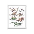 Picture of World of Dinos  _GroupedProduct_Rectangle_Portrait_Framed_Matted_