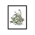 Picture of Wild Dinosaurs _GroupedProduct_Rectangle_Portrait_Framed_Matted_