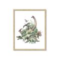 Picture of Wild Dinosaurs _GroupedProduct_Rectangle_Portrait_Framed_Matted_