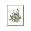 Picture of Wild Dinosaurs _GroupedProduct_Rectangle_Portrait_Framed_Matted_
