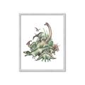 Picture of Wild Dinosaurs _GroupedProduct_Rectangle_Portrait_Framed_Matted_