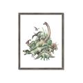 Picture of Wild Dinosaurs _GroupedProduct_Rectangle_Portrait_Framed_Matted_