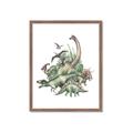 Picture of Wild Dinosaurs _GroupedProduct_Rectangle_Portrait_Framed_Matted_