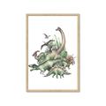 Picture of Wild Dinosaurs _GroupedProduct_Rectangle_Portrait_Framed_Matted_