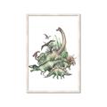 Picture of Wild Dinosaurs _GroupedProduct_Rectangle_Portrait_Framed_Matted_