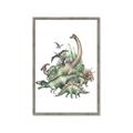 Picture of Wild Dinosaurs _GroupedProduct_Rectangle_Portrait_Framed_Matted_