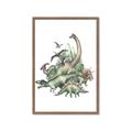 Picture of Wild Dinosaurs _GroupedProduct_Rectangle_Portrait_Framed_Matted_