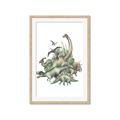 Picture of Wild Dinosaurs _GroupedProduct_Rectangle_Portrait_Framed_Matted_