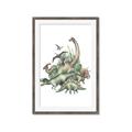Picture of Wild Dinosaurs _GroupedProduct_Rectangle_Portrait_Framed_Matted_
