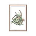 Picture of Wild Dinosaurs _GroupedProduct_Rectangle_Portrait_Framed_Matted_