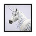 Picture of Purple Unicorn _GroupedProduct_Square_Framed_Matted_