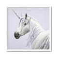 Picture of Purple Unicorn _GroupedProduct_Square_Framed_Matted_