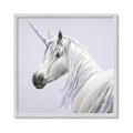 Picture of Purple Unicorn _GroupedProduct_Square_Framed_Matted_