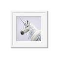 Picture of Purple Unicorn _GroupedProduct_Square_Framed_Matted_