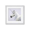 Picture of Purple Unicorn _GroupedProduct_Square_Framed_Matted_