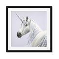 Picture of Purple Unicorn _GroupedProduct_Square_Framed_Matted_