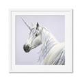 Picture of Purple Unicorn _GroupedProduct_Square_Framed_Matted_