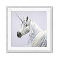 Picture of Purple Unicorn _GroupedProduct_Square_Framed_Matted_