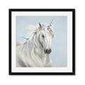 Picture of Blue Unicorn _GroupedProduct_Square_Framed_Matted_