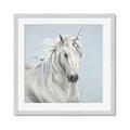 Picture of Blue Unicorn _GroupedProduct_Square_Framed_Matted_
