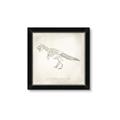 Picture of Learning T-Rex _GroupedProduct_Square_Framed_Matted_