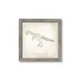 Picture of Learning T-Rex _GroupedProduct_Square_Framed_Matted_