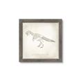 Picture of Learning T-Rex _GroupedProduct_Square_Framed_Matted_