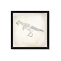 Picture of Learning T-Rex _GroupedProduct_Square_Framed_Matted_