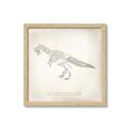 Picture of Learning T-Rex _GroupedProduct_Square_Framed_Matted_