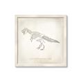 Picture of Learning T-Rex _GroupedProduct_Square_Framed_Matted_