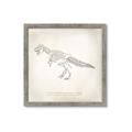 Picture of Learning T-Rex _GroupedProduct_Square_Framed_Matted_
