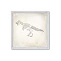 Picture of Learning T-Rex _GroupedProduct_Square_Framed_Matted_